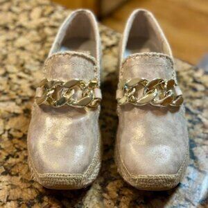 Dolce Vita Jhenee Espadrille Loafter metallic gold Size 7